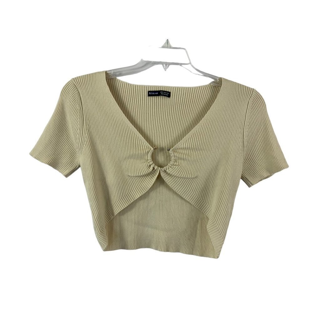 Shein Women's Tan Crop Top